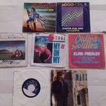Bakelit Rock kislemezek(sp)7DB(Wings, Elvis Presley, Slade, Status Quo, Pink Floyd) fotó