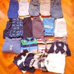 25 db-os kisfiú ruhacsomag 9 db nadrággal (H&M, Zara, C&A, TCM, Adidas, ) 98-104 fotó