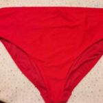 F&F piros rugalmas molett bikini alsó nagy méret 52 újszerű fotó
