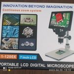 Mustool G1200D Digital Microscope aksis 12MP 7 Inch fotó