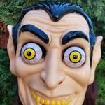 Zombi Drakula vámpír maszk, mozgó szemgolyóval, Halloween gyerek és felnőtt maszk álarc jelmez fotó