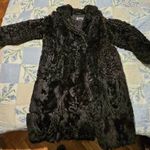 Veb Stadtpelz fekete női téli szőrme bunda kabát fotó