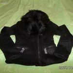 Mayo Chix Fekete Irha Jellegű Kabát XL-es Új címkés fotó