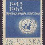 Lengyelország 1965 önálló , használt fotó