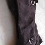 Szürke velúr női csizma fotó