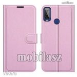 ALCATEL 1L (2021), WALLET notesz mobiltok, Rózsaszín fotó