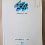 Business Law - Marsh and Soulsby - üzlet, kereskedelem, törvények -T26 fotó