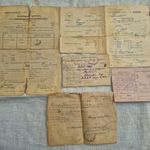 Horthy-Katonai -iratok, igazolványok-317.sz.- Vöröskereszt Hadikórház-1944- fotó