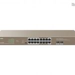 IP-COM G1118P-16-250W 16GE+2SFP Ethernet Unmanaged Switch With 16-Port PoE fotó