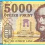 5000 forint 2016 BC UNC fotó
