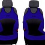 Univerzális trikó üléshuzat Activ Sport Eco bőr és Alcantara kombináció kék színben A minta pár fotó