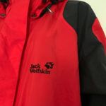 Jack Wolfskin minőségi, márkás outdoor túrakabát hálós béléssel piros/fekete L-es fotó