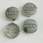 Új 4db Audi 61mm felni kupak alufelni felniközép felnikupak embléma kerékagy porvédő kupak 4M0601170 fotó