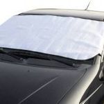 Szélvédő takaró fólia, autóüveg napfényvédő, 150 mm x 80 mm HP Autozubehör 18240 fotó