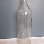 Régi, nagy méretű 2 literes fehér üveg , palack fotó