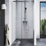 Mexen Apia 140 cm széles toló zuhanyajtó 5 mm vastag vízlepergető biztonsági üveggel, 190 cm magas fotó