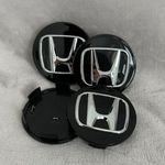Új 4db Honda 69mm Felni Alufelni Kupak Közép Felnikupak Felniközép Fekete fotó