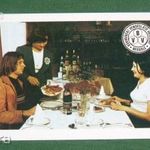 Kártyanaptár, Bükkvidéki vendéglátó vállalat, grafikai, étterem, büfé, munkásszálló, Miskolc , 1980, , B, fotó