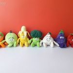 Mini Zöldség / gyümölcs plüss kabala figura csomag ! 7 db-os szett ! EXTRA !! fotó