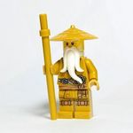 Arany Sensei Wu EREDETI LEGO minifigura - NINJAGO 4002021 2021 Employee Exclusive - Új fotó
