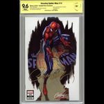 Amazing Spider-Man #14 CAMPBELL.A CBCS 9.6 SS J. Scott Campbell, Campbell hitelesített képregény fotó