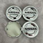 Új 4db Nissan 60mm Felni Alufelni Kupak Közép Felnikupak Felniközép Ezüst fotó