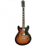 Dimavery - SA-610 Jazz gitár sunburst ajándék húrtisztító fotó