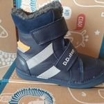 D.D. Step fiú bélelt bőrcipő 32-37 Royal Blue - AKCIÓ!!! fotó
