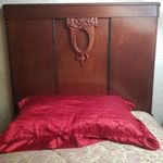 Antik ágy ágykeret ágyráccsal fotó
