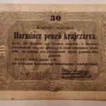 30 pengő krajcár 1849 Kossuth 1 Ft-ról!! fotó