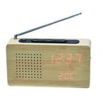 Fahatású ébresztőóra és FM rádió ? hőmérővel és piros LED fénnyel fotó