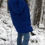 H&M gyönyörű kék meleg oversized kabát EUR 40 fotó
