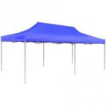 3x6 kék rendezvény sátor árusító piaci horgász kerti pavilon fotó