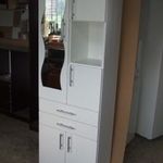 Új álló Fürdőszoba szekrény ajtós polcos fiókos bútor DLF 60 cm fotó