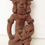 maya agyag szobor fotó