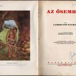 Antik-Régikönyvek - Az Ősember - Lambrecht Károly - Dante kiad. Bp. 1926. - Kifogástalan példány! fotó