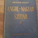 Országh László: Angol-magyar szótár 2. N-Z fotó
