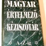 Magyar értelmező kéziszótár A-Z-ig fotó
