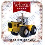Veterán traktoros poháralátét - Rába Steiger fotó