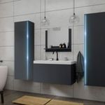Venezia Dream II. fürdőszobabútor szett + mosdókagyló + szifon - 80 cm (antracit) fotó