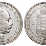 Érme pénz Ferenc József ezüst 1 Forint 1881 KB Ag900% 12.3 gramm 29 mm EF 1 FORINTRÓL! fotó
