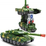 Robottá alakuló tank gyerekeknek - világít, zenél, táncol fotó