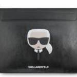Karl Lagerfeld Notebook/Tablet táska KLCS16KHBK 16" fekete ikonikus Karl Lagerfeld fej táska fotó