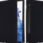 SAMSUNG Galaxy Tab S9 FE (SM-X51/X516), Szilikon védőtok, Fekete - ACCMOBILE fotó