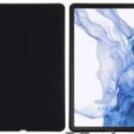 SAMSUNG Galaxy Tab S9 Ultra, Tab S8 Ultra, Szilikon védőtok, Fekete - ACCMOBILE fotó