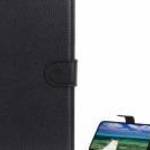 Tok álló, bőr hatású (FLIP, oldalra nyíló, asztali tartó funkció, prémium) FEKETE Sony Xperia 1 V (X fotó