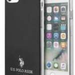US Polo USHCI8TPUBK iPhone 7/8/SE 2020 / SE 2022 fekete fényes tok - U.S. Polo Assn. fotó