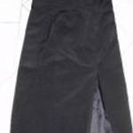 fekete maxi ruha mb: 110-115 cm db: 94 cm h: 134 cm elől felvágott fotó