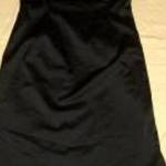 fekete szatén pánt nélküli ruha Coast 16-s h: 91 cm mb: 90-96 cm fotó