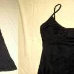fekete pántos maxi ruha 40-s Ein fink modell mb: 82-96 cm fotó